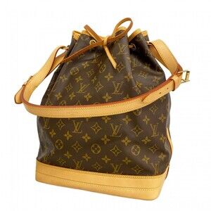 Louis Vuitton Monogram Noe Shoulder Bag M42224 Brown Women's
